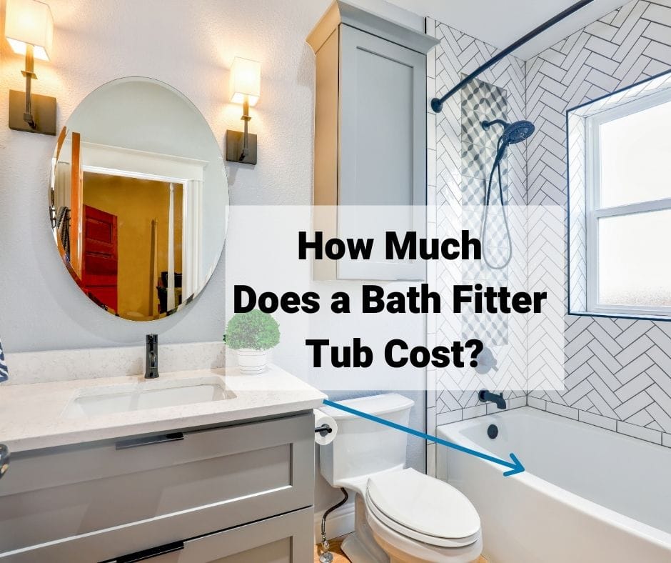 Bathroom pointing out bath fitter tub cost