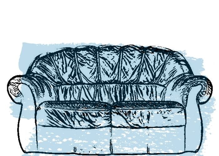 sketch of leather sofa review for best cleaner and conditioners for leather sofas