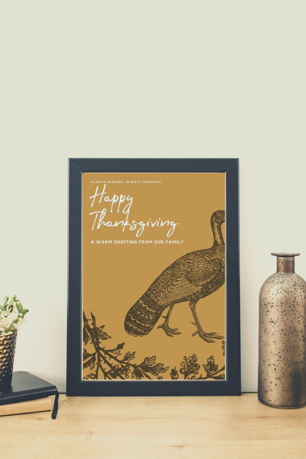 Free Thanksgiving style printable