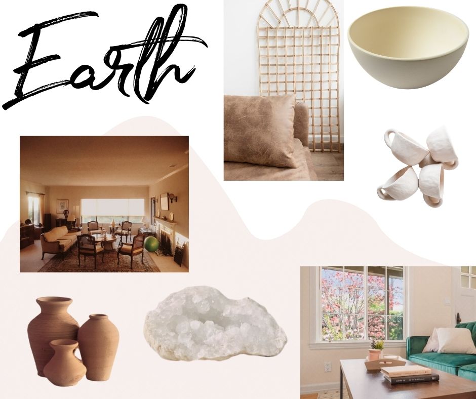 Earth feng shui living room