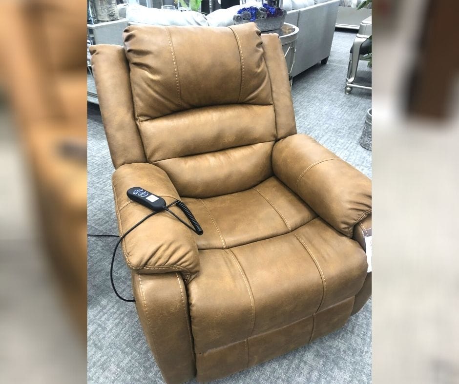 ashley yandel power lift recliner in an ashley furniture store