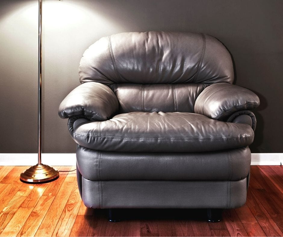 how to clean a leather recliner