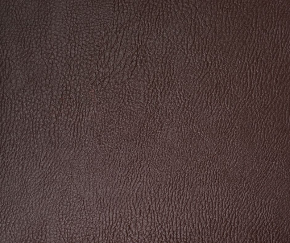 close up image of faux leather 