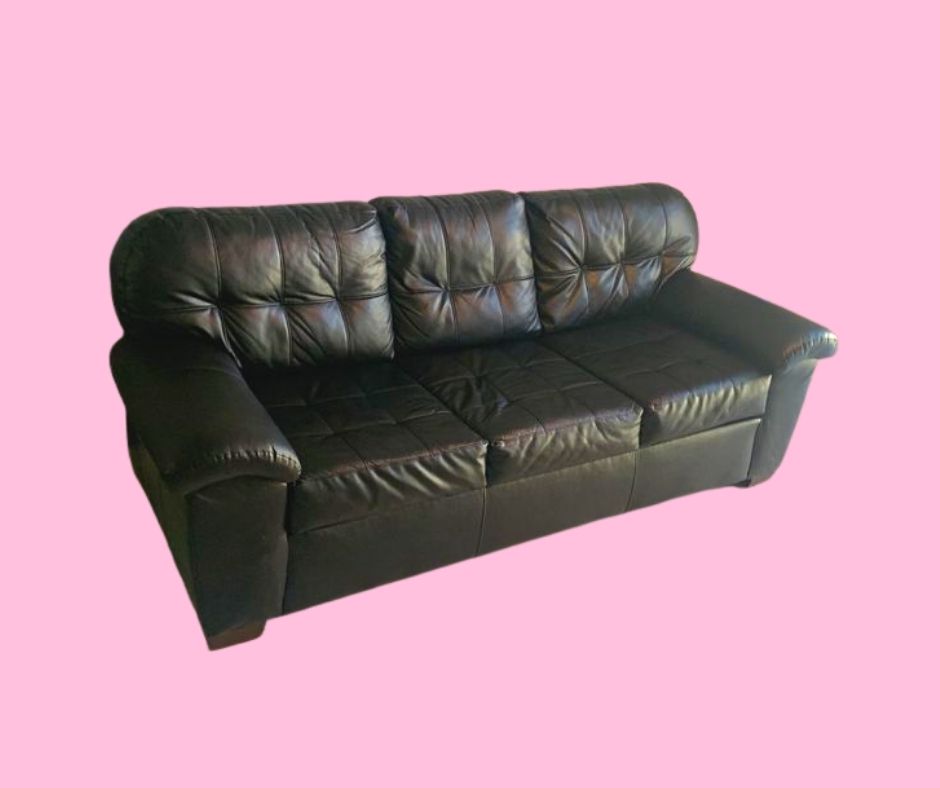 way leather sofa