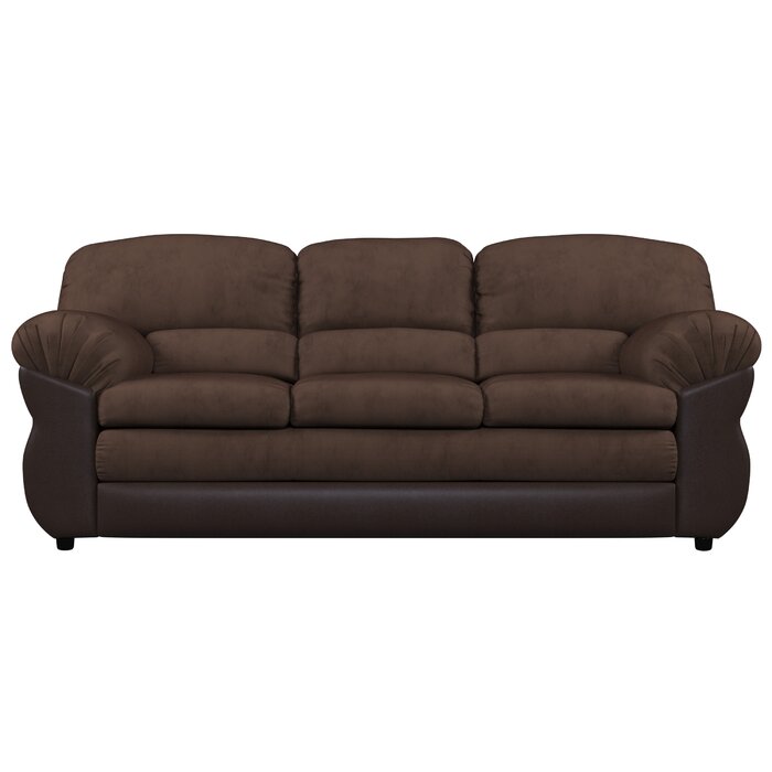 Microfiber Pillowtop Arm Sofa