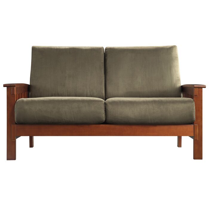 Wydmire Mission Recessed Arms Loveseat