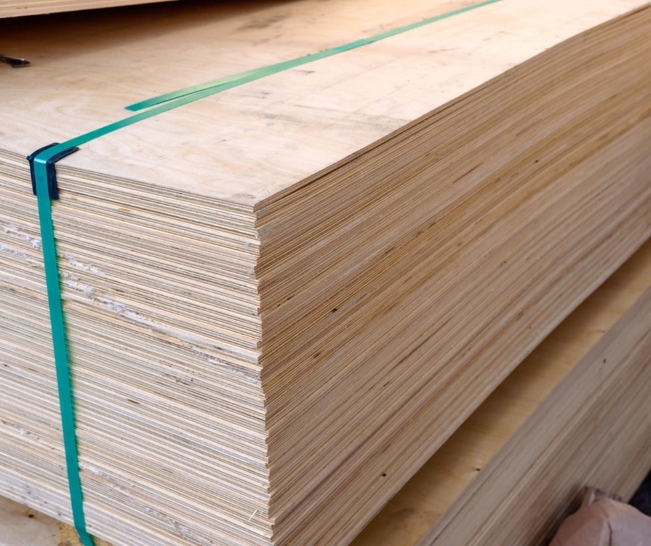 plywood is a kind of hardwood