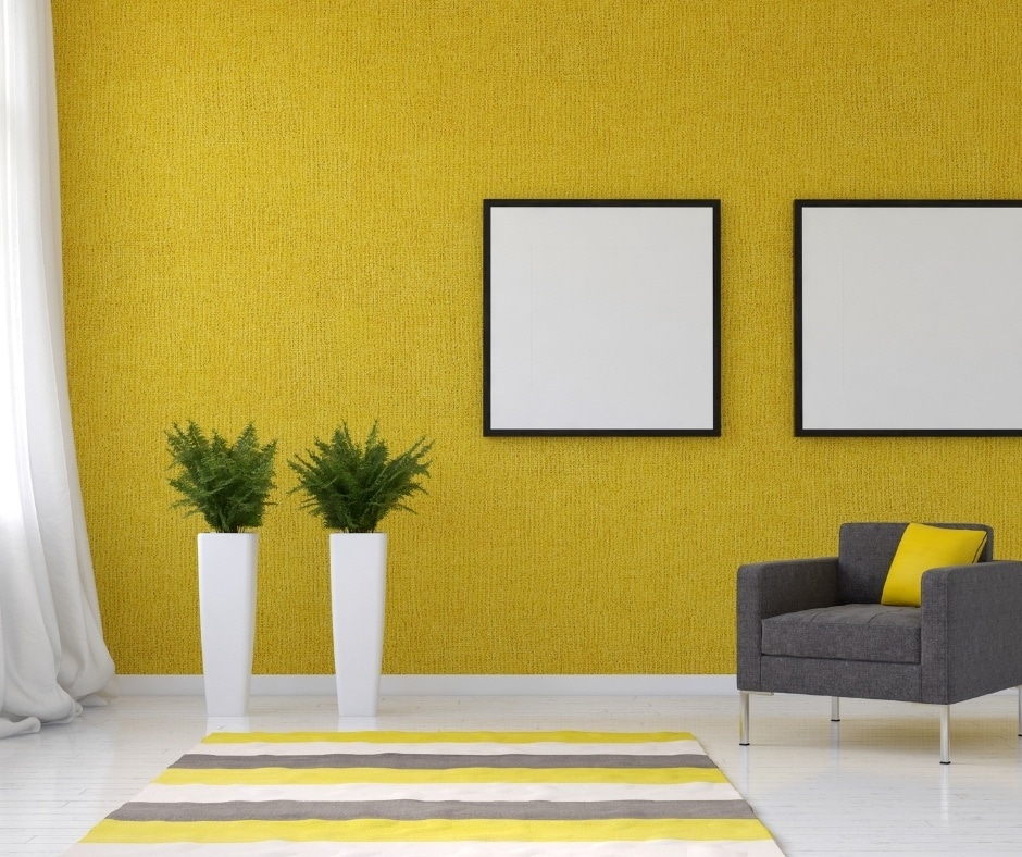 Mustard Yellow wall