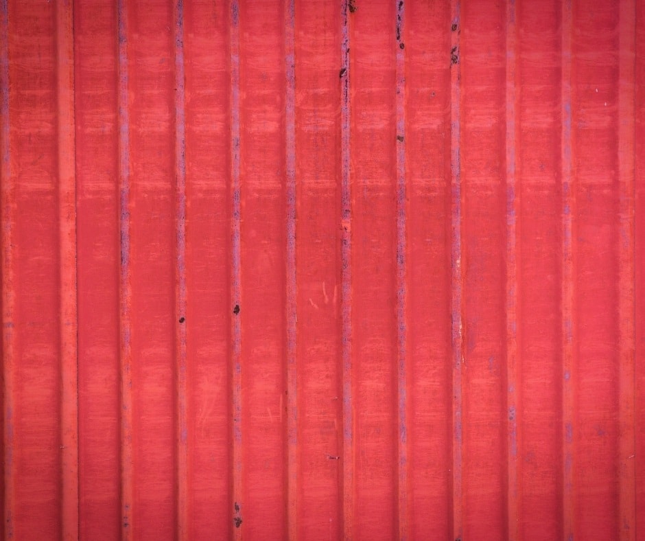 Rust red wall