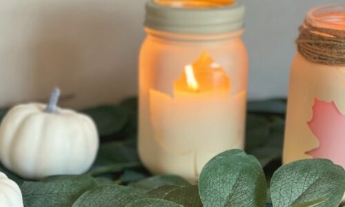 DIY Fall Decor Candles