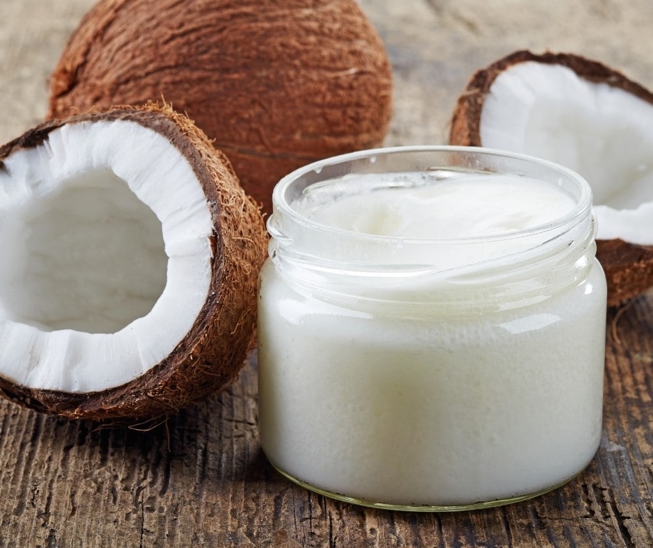 Solid coconut oil