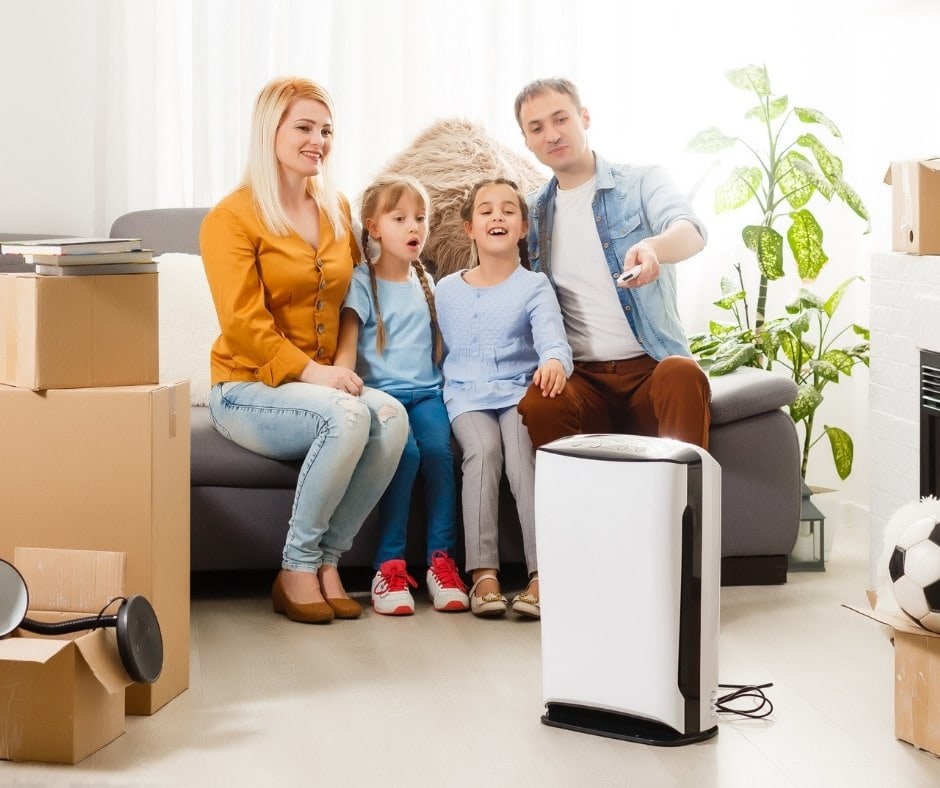 Large room air purifier