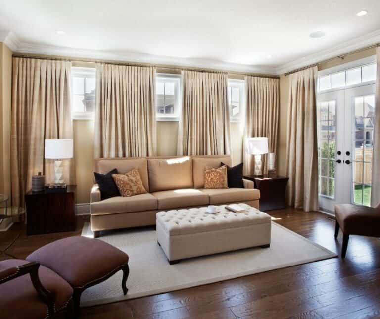 Are Living Room Curtains Supposed to Touch the Floor?