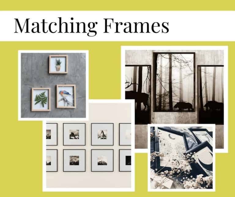 Do All Frames Have to Match in a Room?