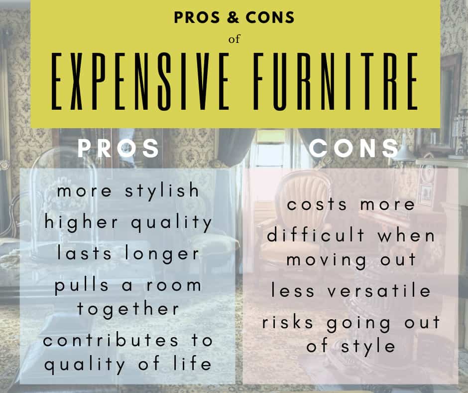 Pros and Cons of Expensive Furniture