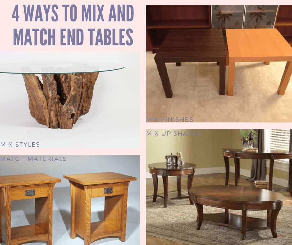 Ways To Mix And Match End Tables - swankyden.com