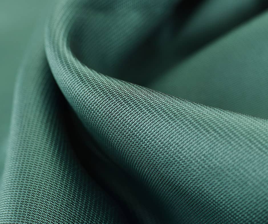 Green fabric