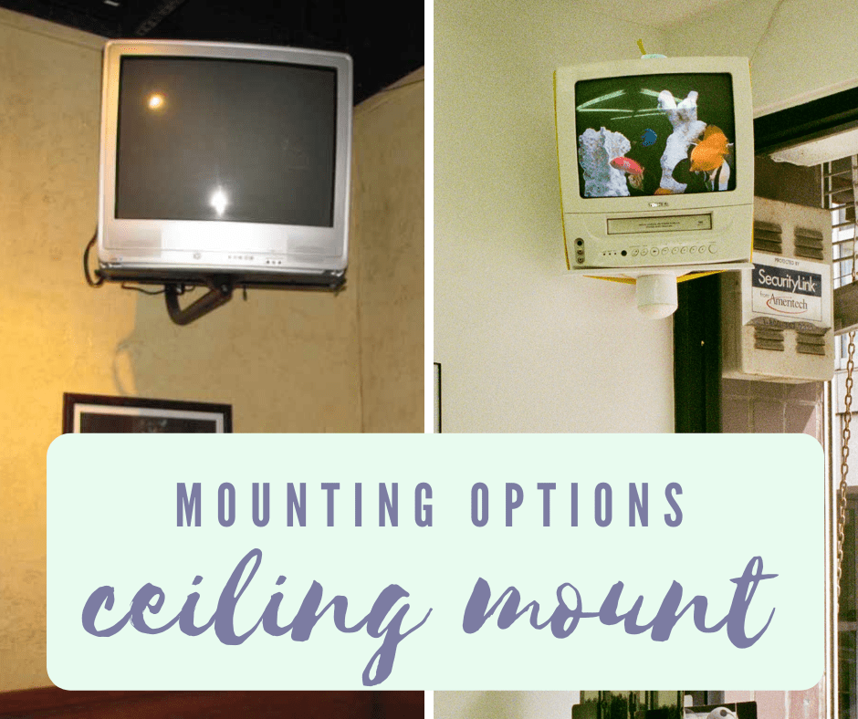 Ceiling mounted TV