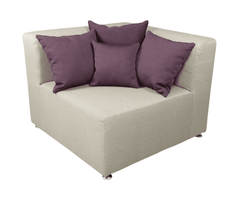 Corner section of modular sofa