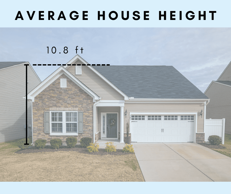 Average house height dimensions