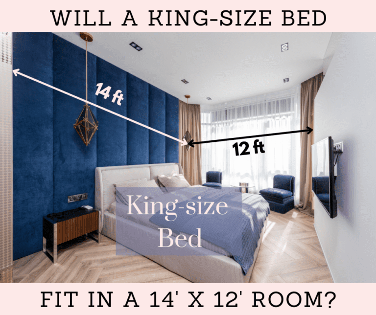 A 12 Ft x 12 Ft Bedroom With a King Bed Will It Work?