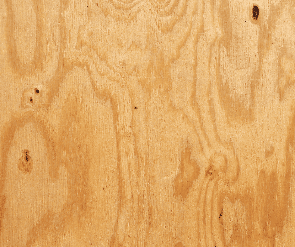 Maple plywood with rounded peaks