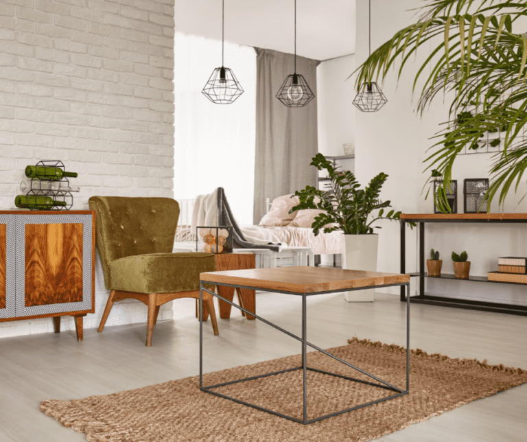 Ways You Can Put a Round Rug Under a Square Table