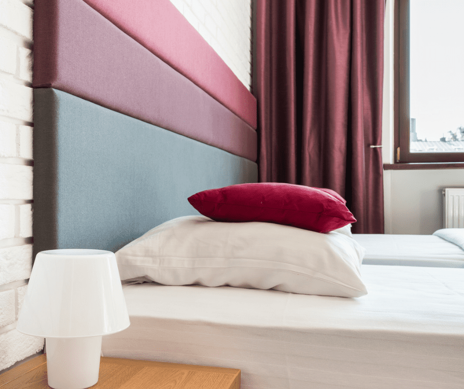 Wall-mounted foam headboard