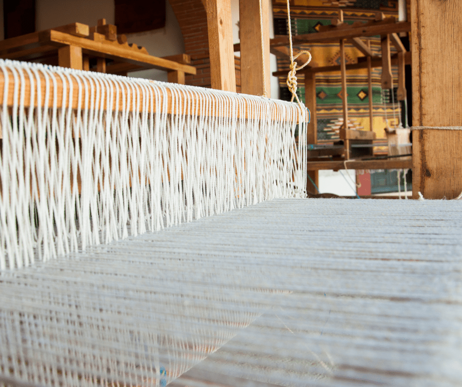 Weaving of zapotec rugs