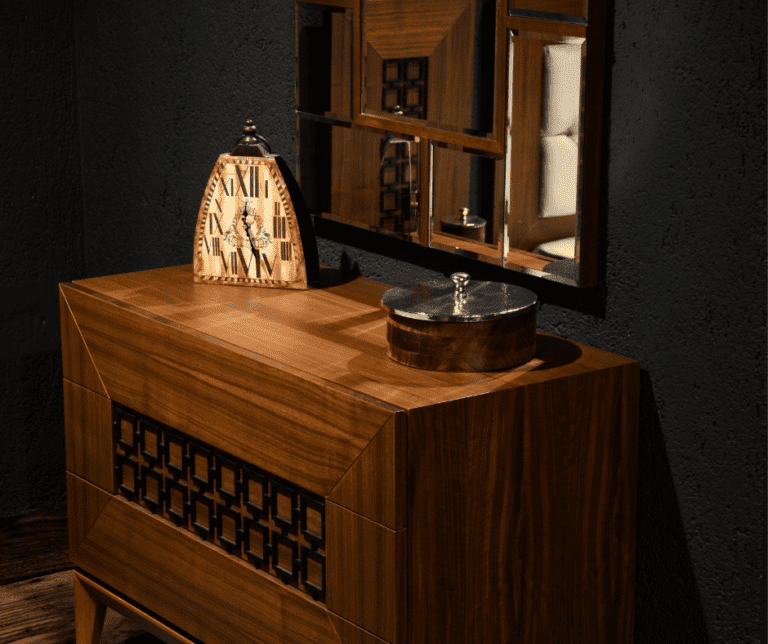 How High Can You Hang a Mirror Over a Nightstand?