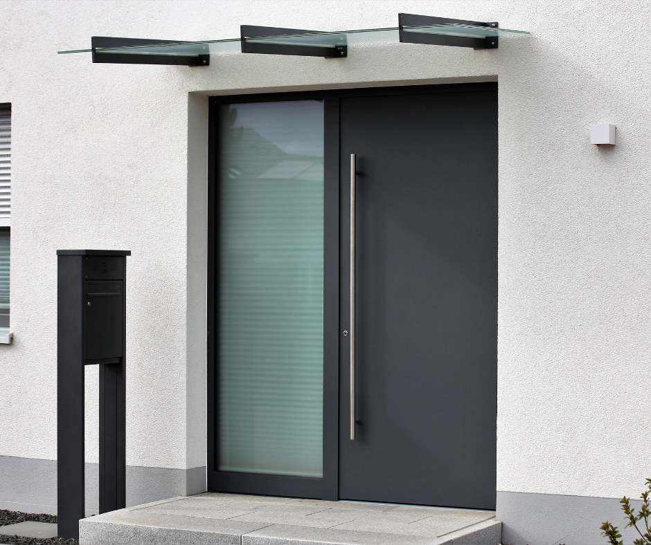 Charcoal Gray Door