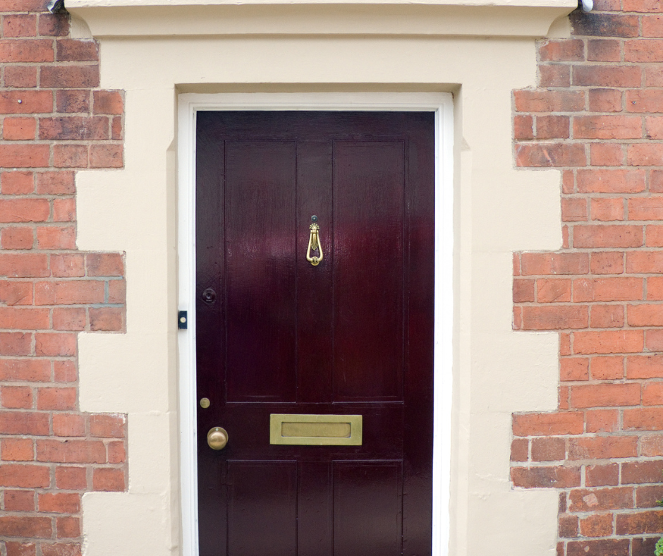 Dark Brown Door