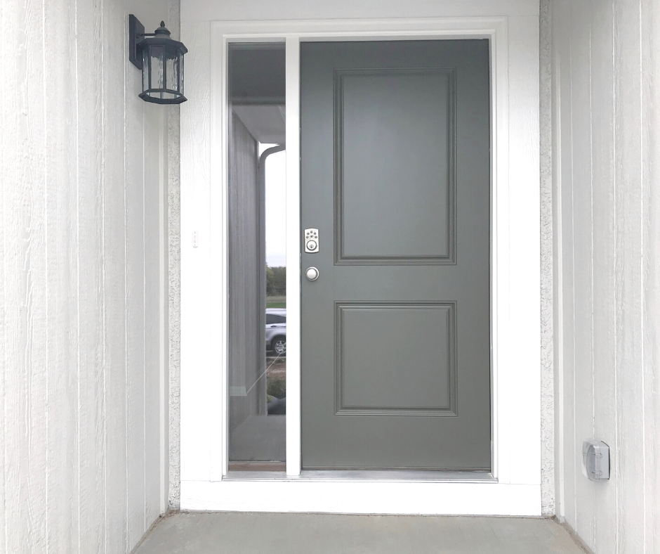 Dove Gray Door