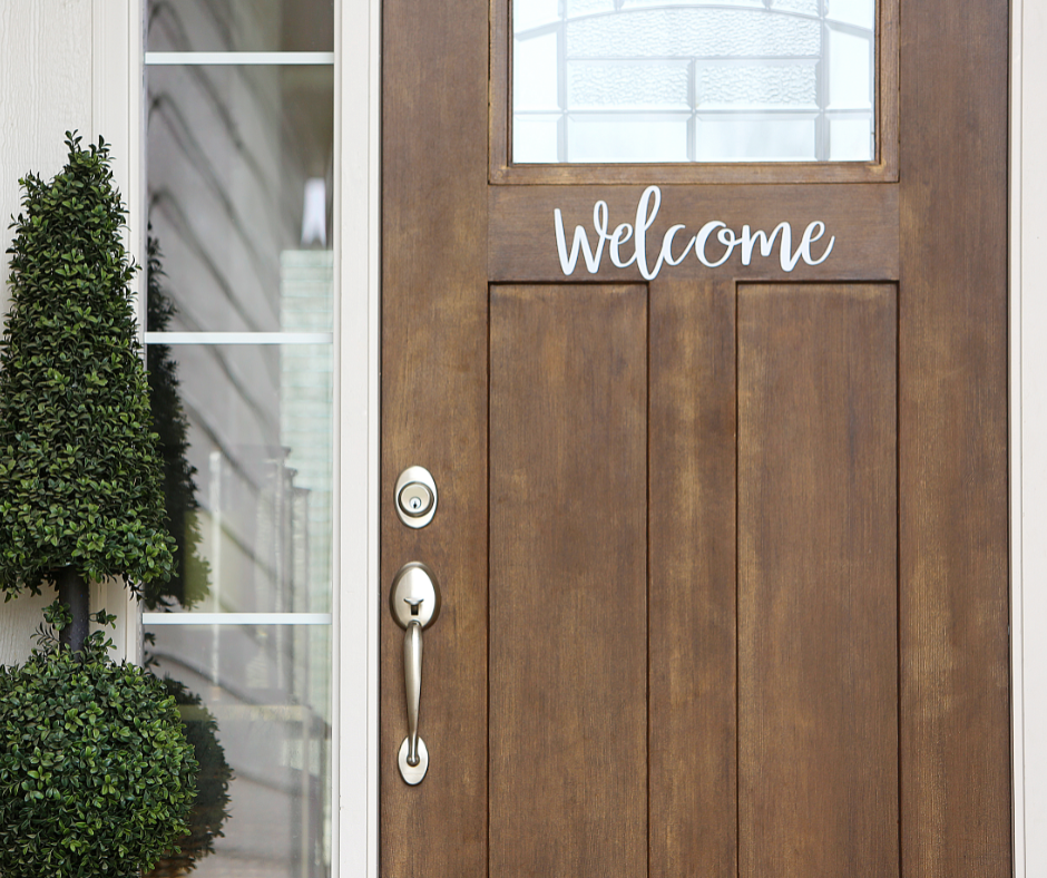 Mocha Brown front door