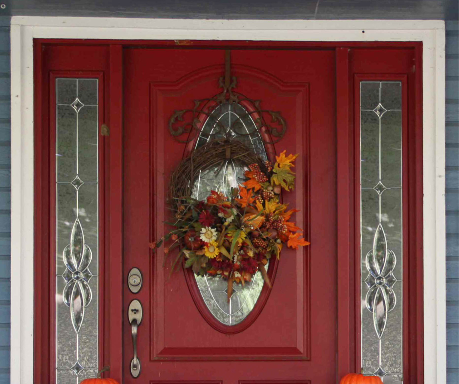 A Carter Plum front door