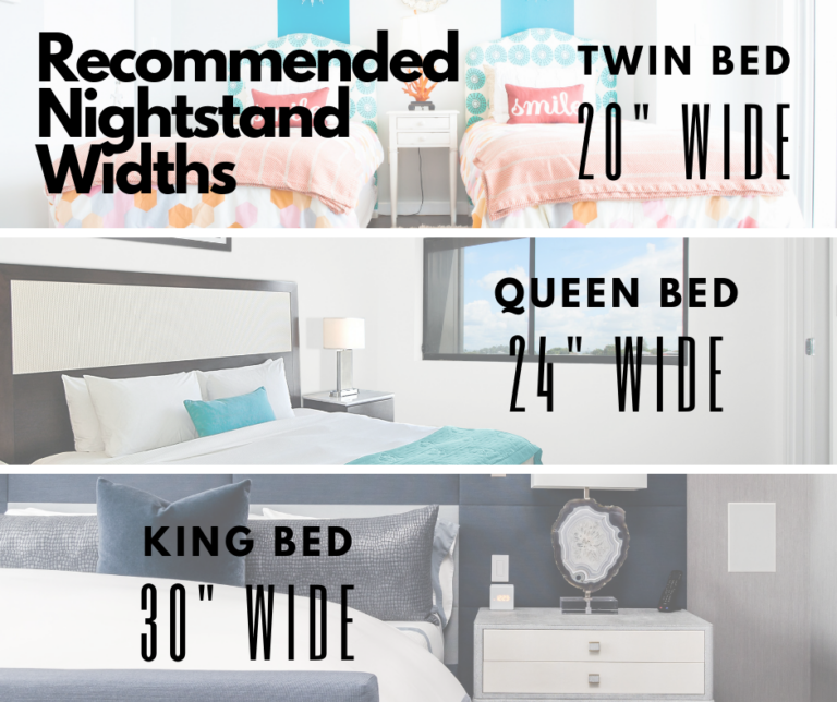 How Wide Should Your Nightstand Be?