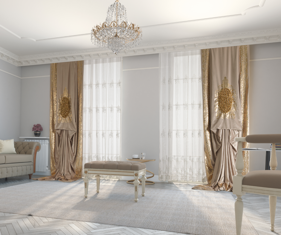 Statement curtains that are not typically closed