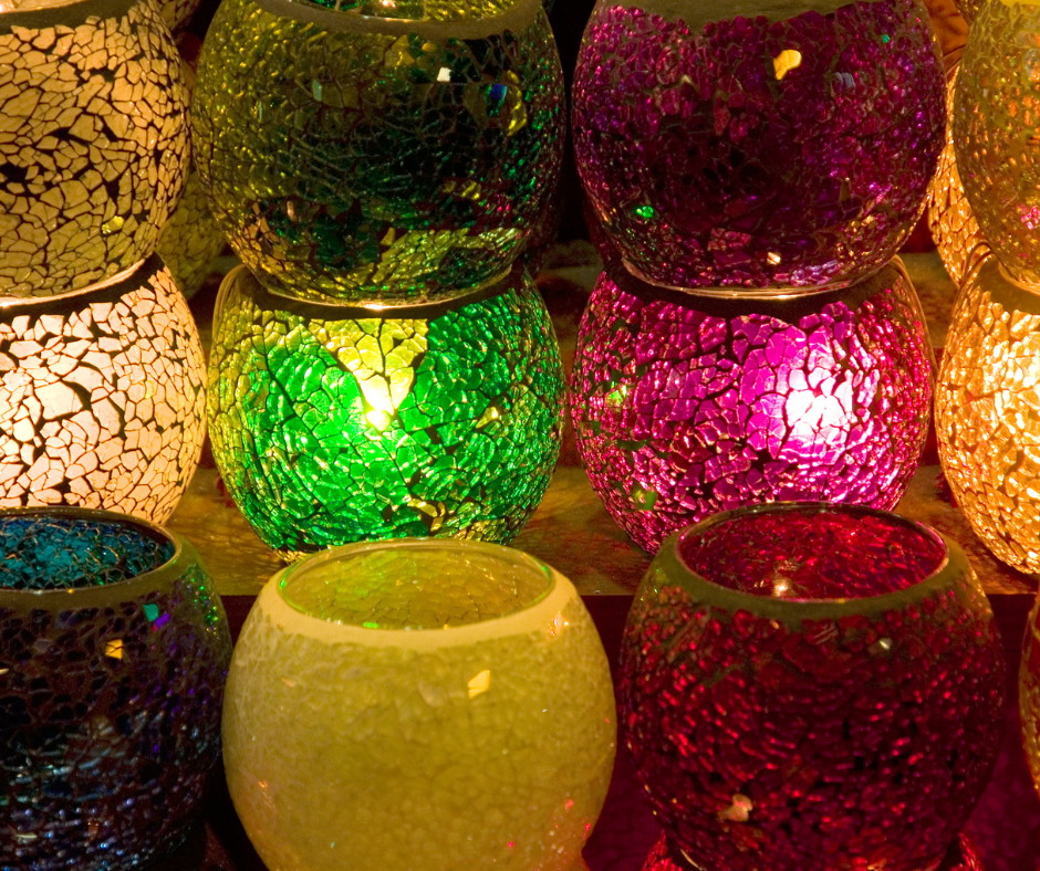 Colorful Candle Holders