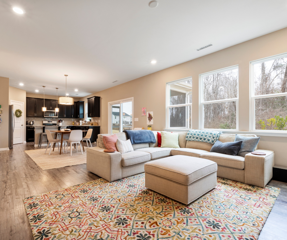 Rugs in an Open Floor Plan