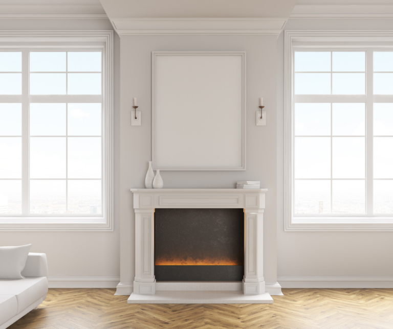 How to Decorate Wall Between Two Windows